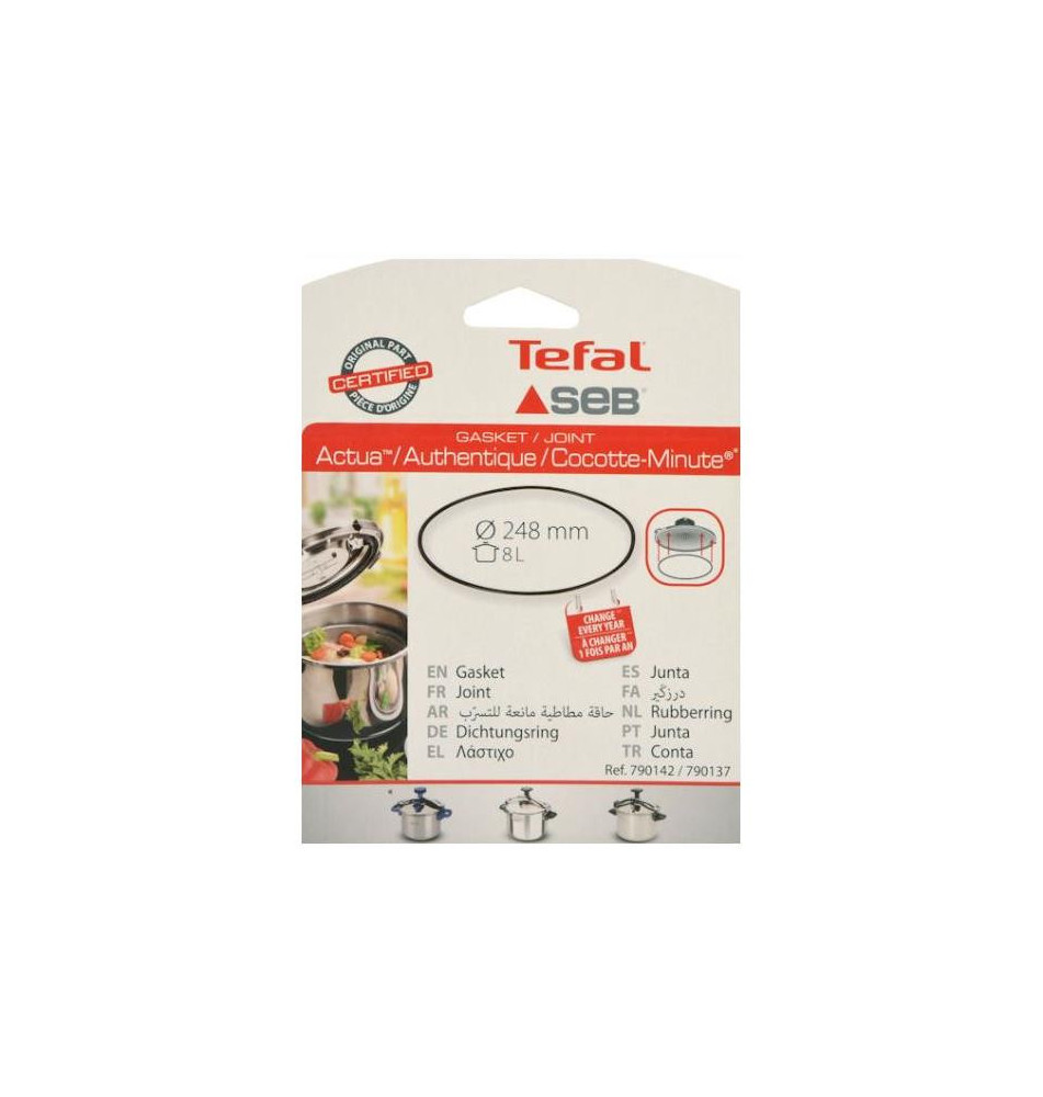 Joint Silicone autocuiseur étrier 8 L Inox