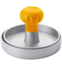 Moule presse à hamburger luxe aluminium diam 11cm