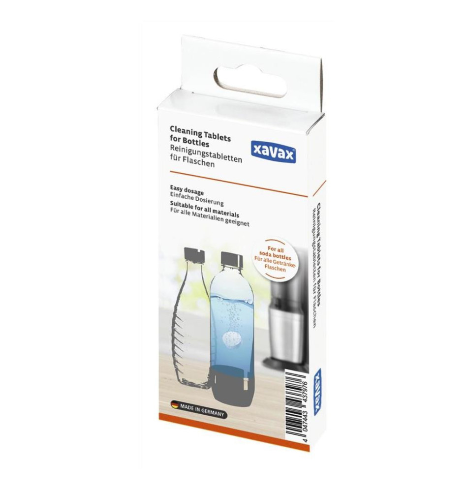 Tablette 10 Pastilles de Nettoyage pour Bouteilles