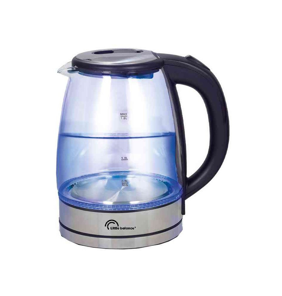 Bouilloire Verre Design, 1,8 litre, verre
