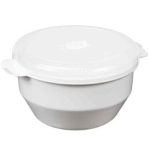 Boîte à micro-ondes Micro 1,5 litre rond blanc