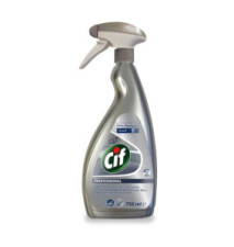 Flacon Pulvérisateur 750ml Nettoyant de surfaces Professional inox & verre