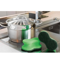 Lot de 2 Eponges Classic Comfort Longue durée Vert