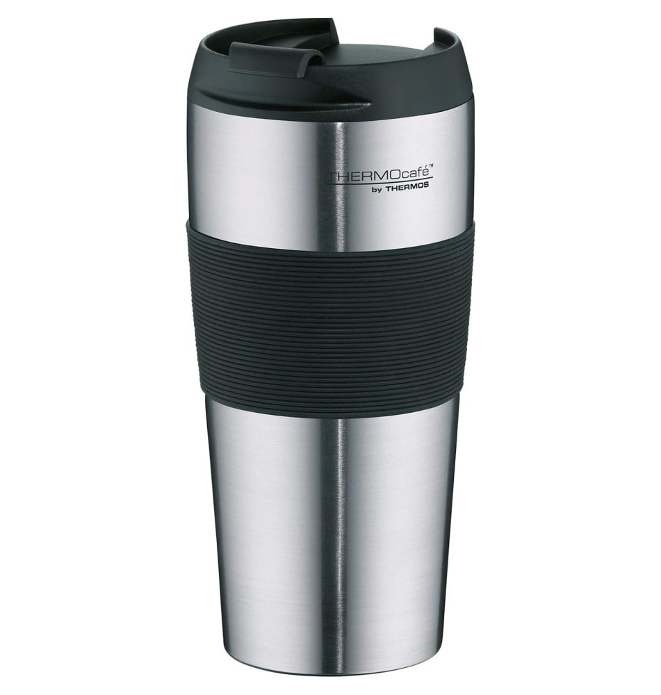 Gobelet Isotherme THERMOPRO 400ml Argent Noir