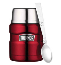 Récipient alimentaire STAINLESS KING, 0,47 litre, Rouge