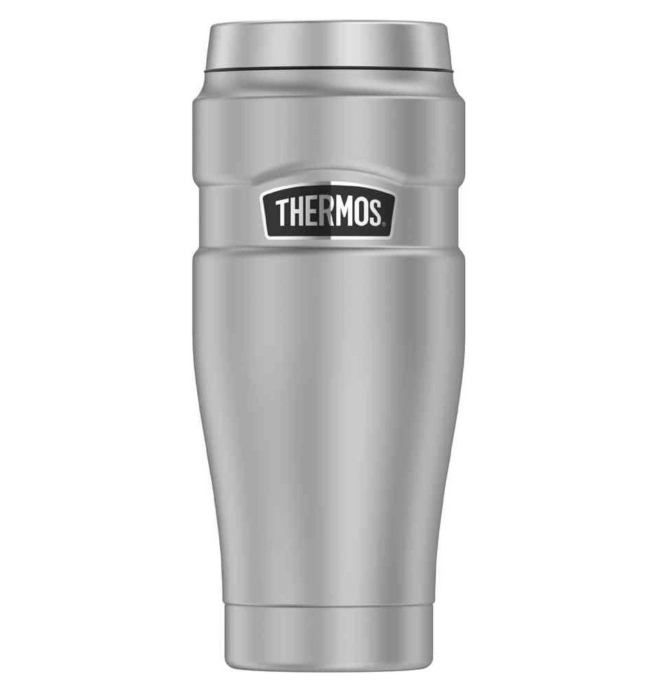 Gobelet isotherme STAINLESS KING, 0,47 litre, argent