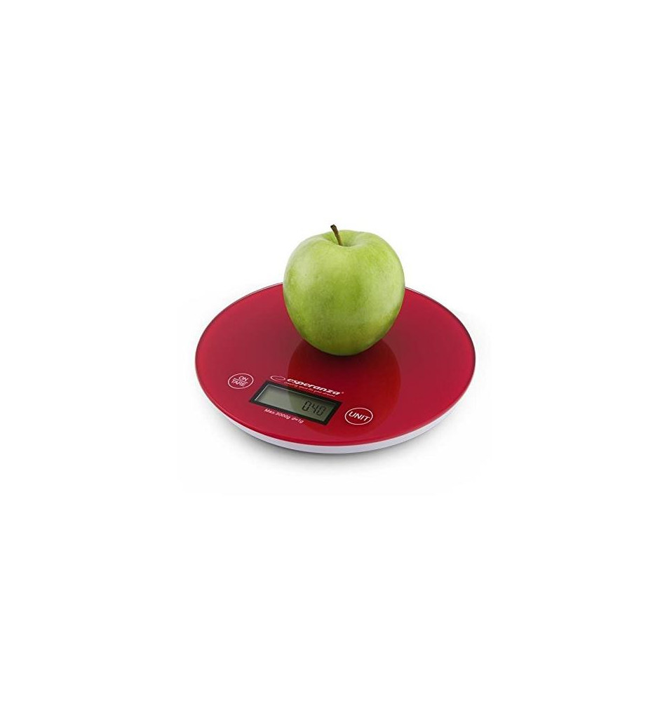 Balance de cuisine rouge mangue
