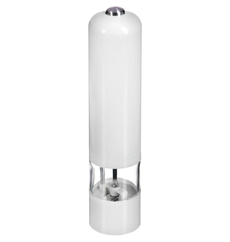 Moulin Electrique Sel ou Poivre MALABAR 23cm avec Eclairage LED Blanc