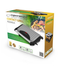 Grill Electrique Pizzaiola EKG005 Contact grill 750 W Argent