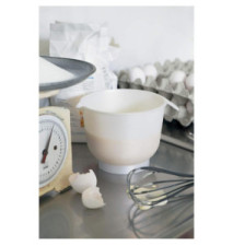 Set de 3 Bols Mélangeurs Polypropylène1,5L - 2L - 3 Litres Blanc