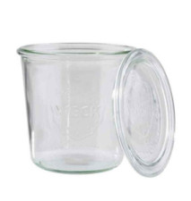 Bocal Weck avec couvercle, 370 ml, set de 3