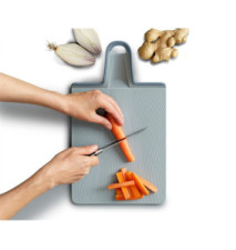 Chop2Pot Plus Planche à découper pliable, bleu