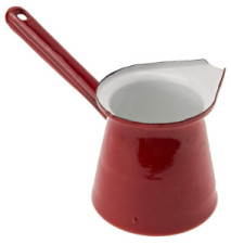 Cafetière à la Turcque 0,50 Litres Acier émmaillé Rouge