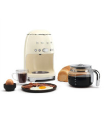 Verseuse pour cafetière DCF02 50's Style, Gris et Chrome