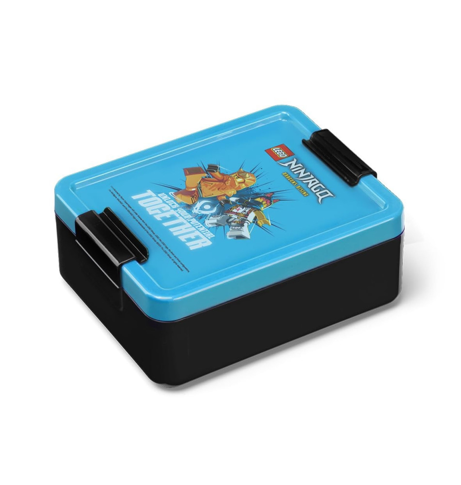 Boîte à goûter LUNCH BOX NINJAGO, bleu/noir
