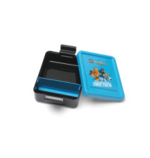 Boîte à goûter LUNCH BOX NINJAGO, bleu/noir