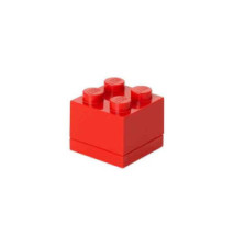 Boîte à snack MINI BOX 4, 60 ml, rouge