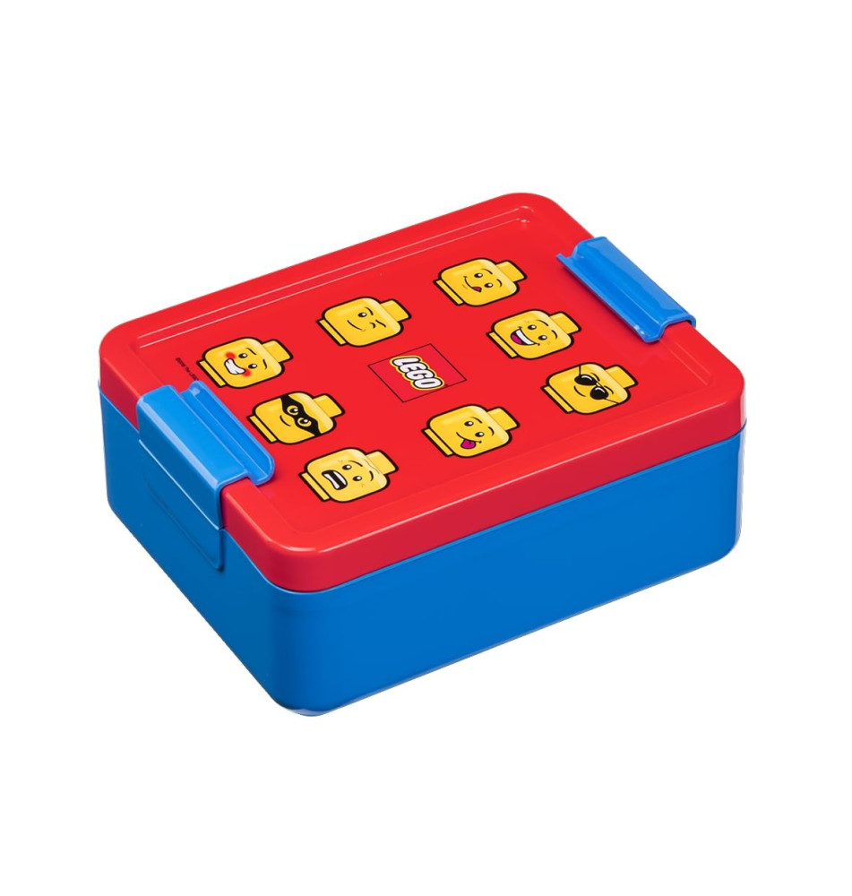 Boîte à goûter LUNCH BOX ICONIC, rouge/bleu