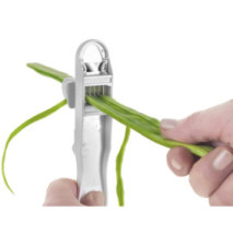 Effileur pour Haricots en Plastique Blanc