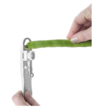 Effileur pour Haricots en Plastique Blanc