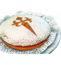 Set décoration de gateau 2 croix Saint Jacques inox