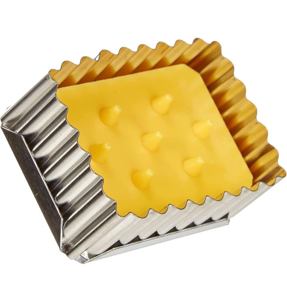 Coupe-Pâte Rectangulaire Petit Beurre 6x4,5cm Acier