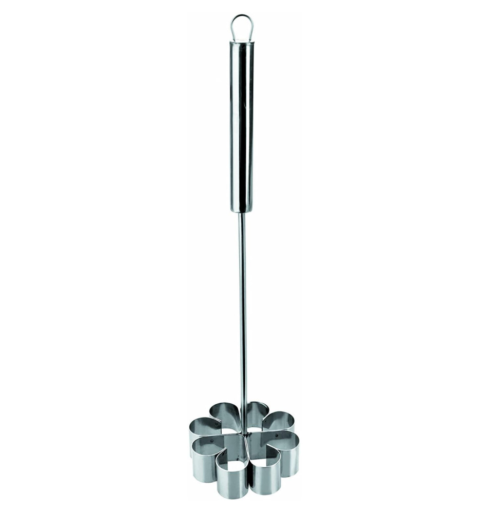 Moule forme Rosace INOX avec Poignée Droite diam 9 cm