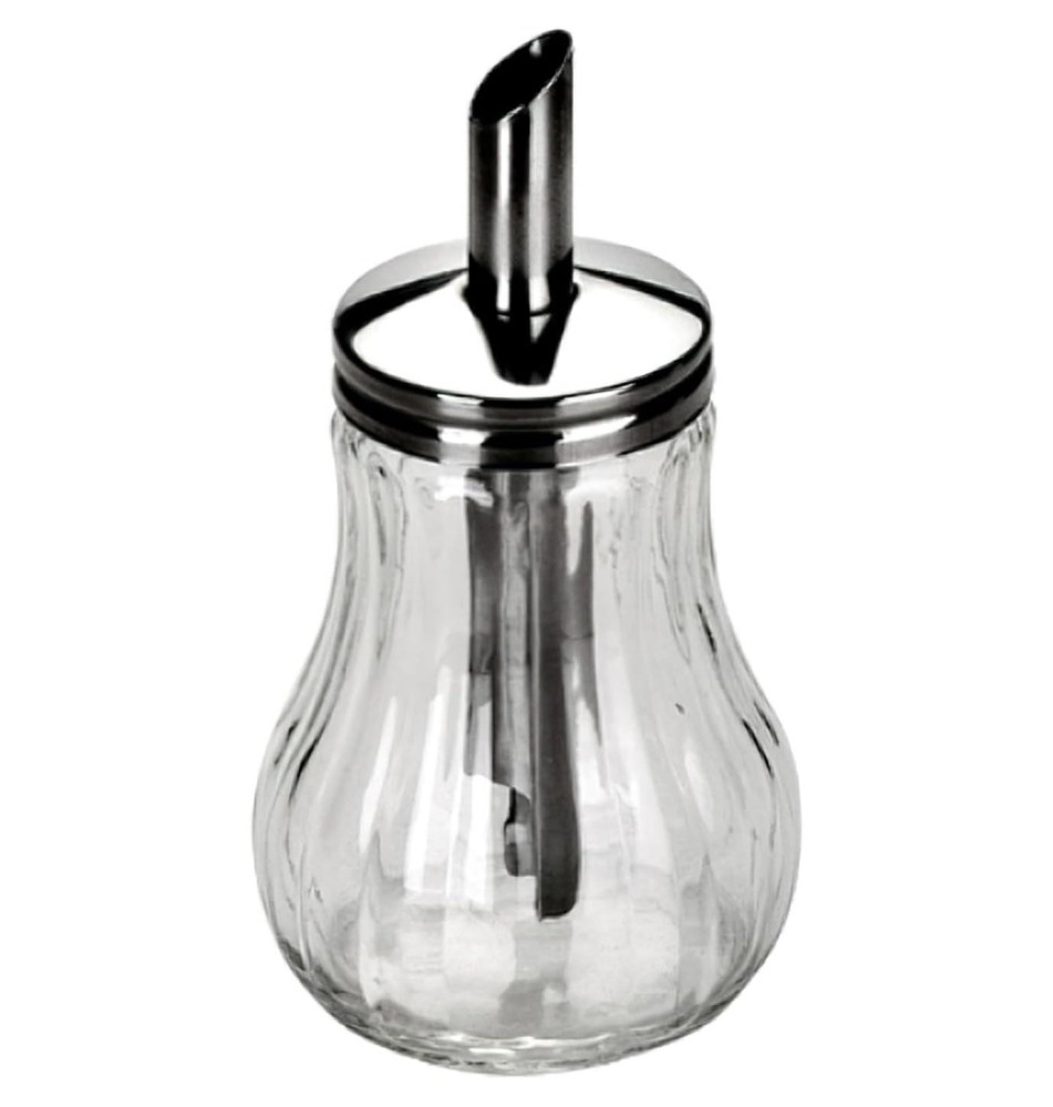 Sucrier Doseur, Inox, Transparent,0,25 l