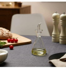 Huiler Eprouvette en Verre Transparent 250ml