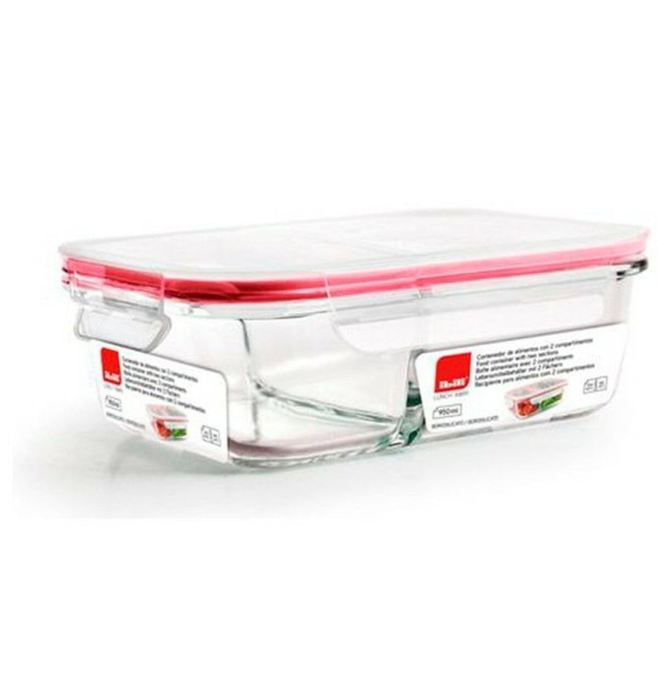 Boîte alimentaire de conservation 400 ml Verre Borosilicate
