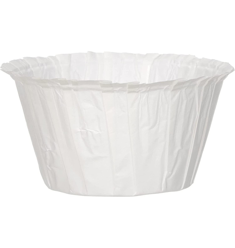 Pack de 50 Moules à Muffins Papier Diam 7,5cm Blanc