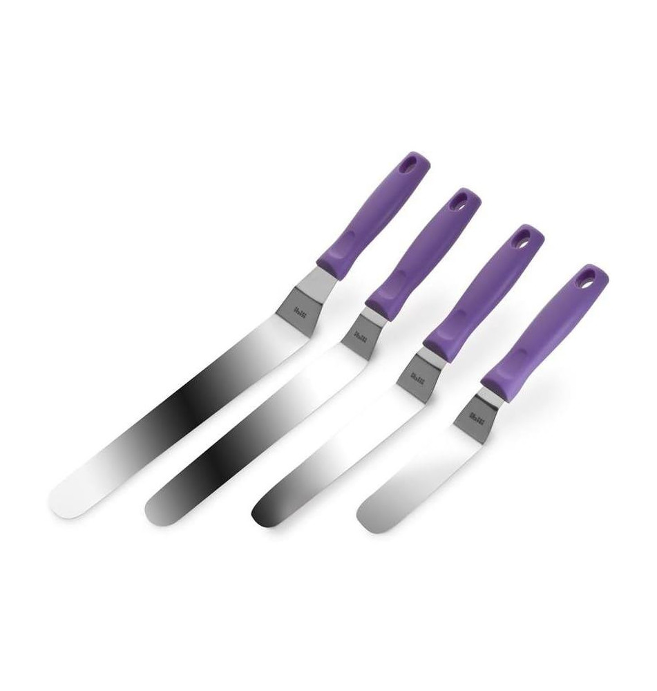 Spatule Coudée Inox 18/10 et Plastique 25 cm