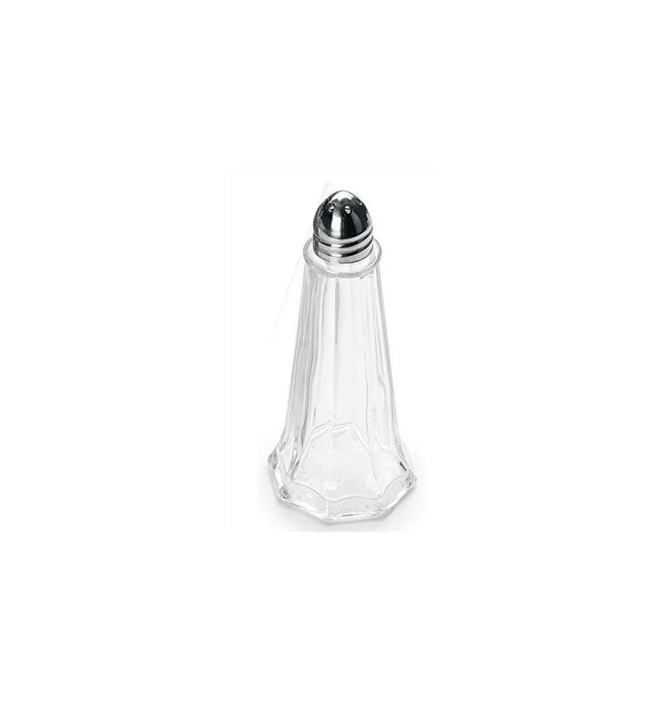 Salière Conique Bouchon Inox 5x5x11 cm