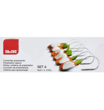 Set de 6 petites cuillères de présentation