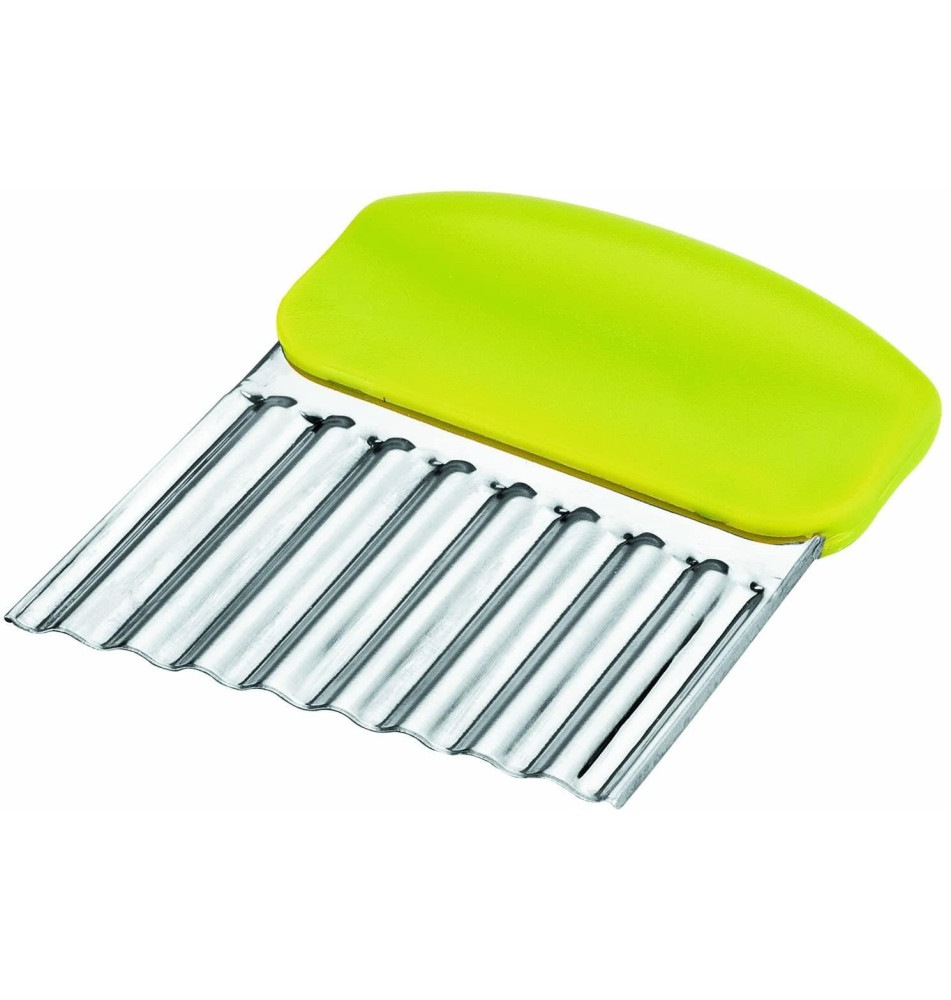 Coupe-légumes ondulé métal et plastique