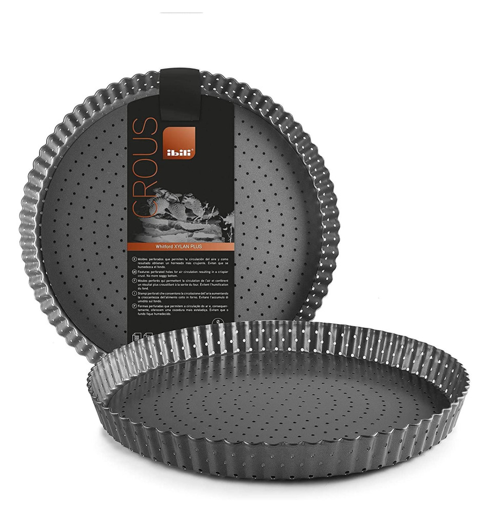 moule a tarte dentele perfore crous 24