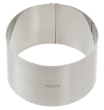 Cercle en Inox 10 cm x 6 cm