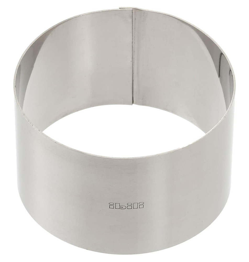 Cercle en Inox 10 cm x 6 cm
