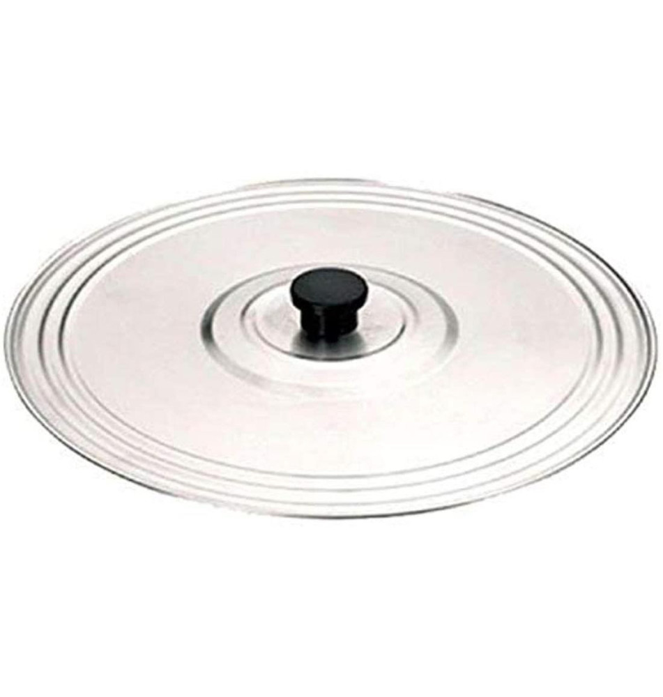 Couvercle inox 26-28-30cm bouton Bakélite