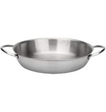 Plat rond Prisma 18 cm Inox 18%