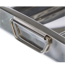 Plat à rôtir en Inox avec anses pliantes 40 cm Bistrot