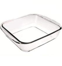 Plat Carre Plastique Transparent 25 x 22 x 5 cm