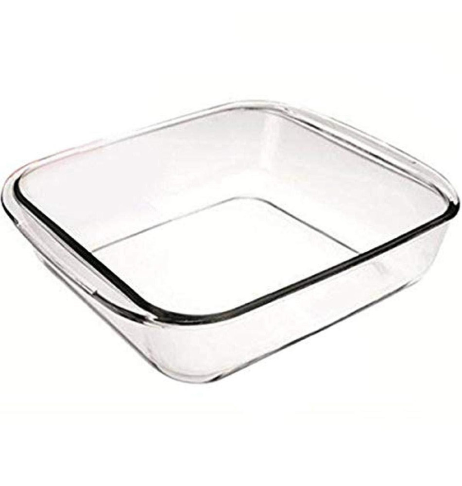 Plat Carre Plastique Transparent 25 x 22 x 5 cm