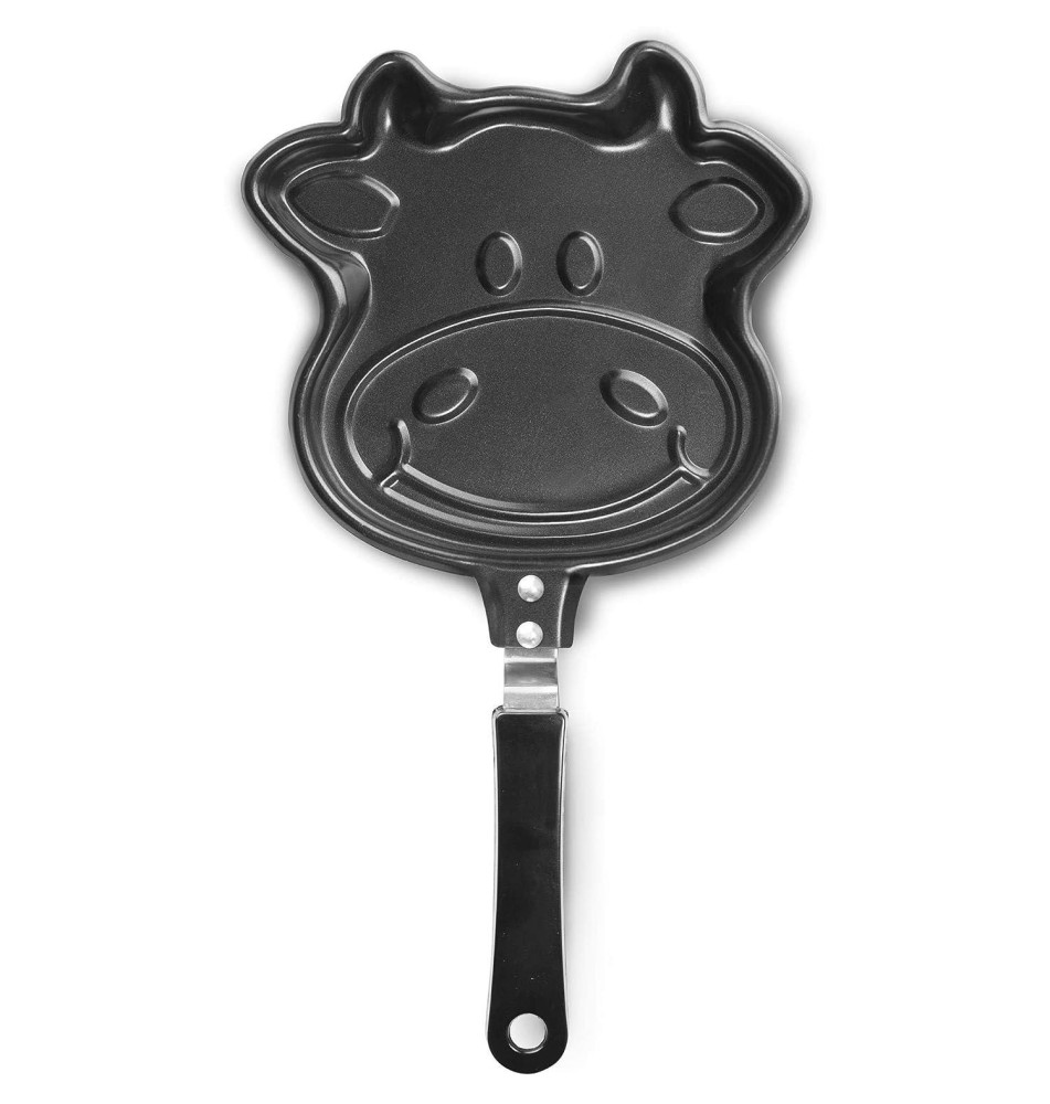 Poele Mini Vache 14cm Anti Adhésive Compatible Induction