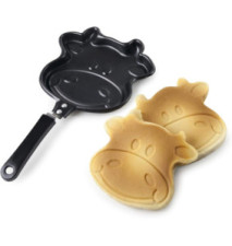 Poele Mini Vache 14cm Anti Adhésive Compatible Induction