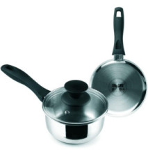 Casserole avec couvercle en verre INDUKTION 14 CM