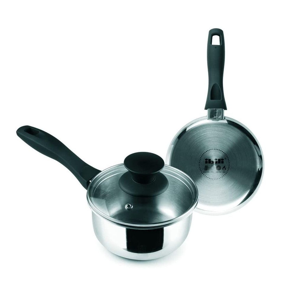 Casserole avec couvercle en verre INDUKTION 14 CM