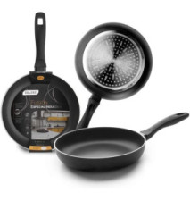 Fusion Poêle Aluminium/Inox 28 cm Spécial Induction