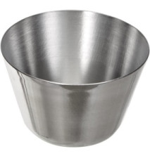 Petit Moule Creme Caramel Inox D 8cm H 5cm