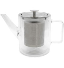 Théière San Remo 1,0 l verre double paroi